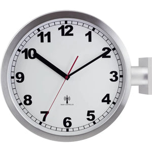 B-Ware Eurotime 91764 47 Funk Wanduhr Funkuhr Küchenuhr Uhr Wanduhr ø 40 Cm Alumin873