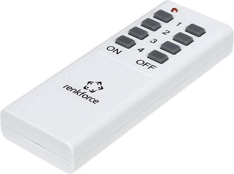 B-Ware Renkforce Funksteckdosen Set 4teilig Innenbereich Funkschalter Funk 2000 W Weiß   - 4016138910049