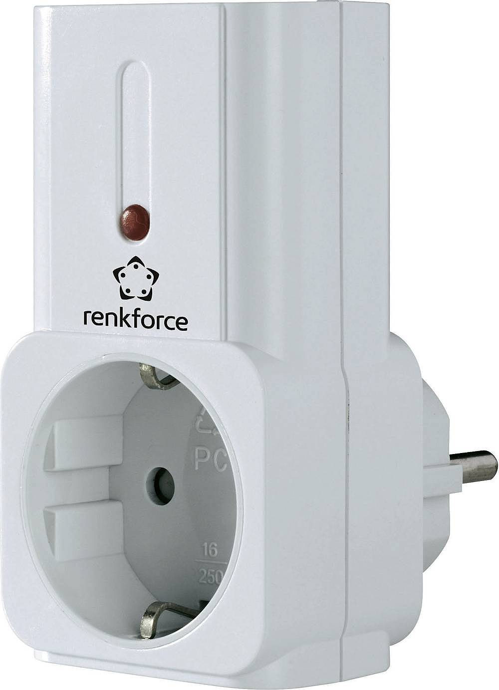 B-Ware Renkforce Funksteckdosen Set 4teilig Innenbereich Funkschalter Funk 2000 W Weiß   - 4016138910049