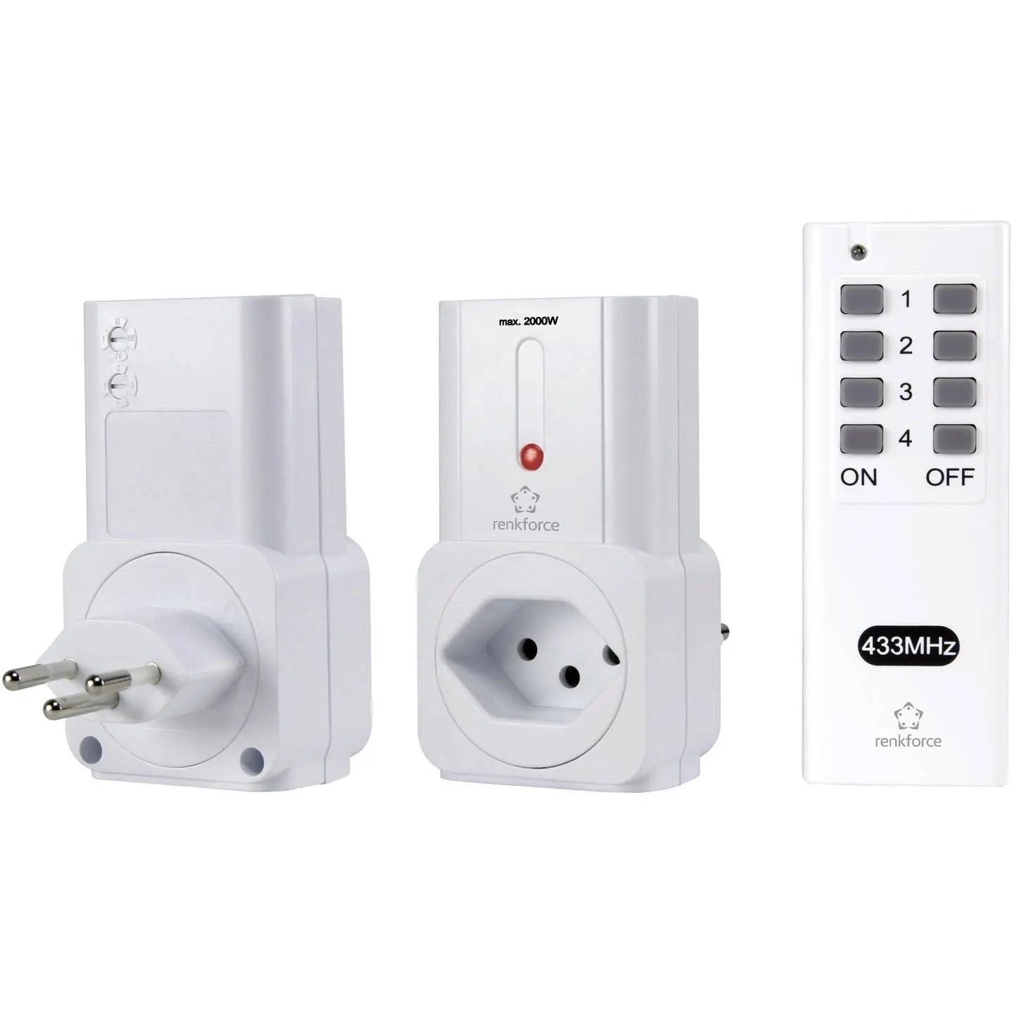 B-Ware Renkforce Funksteckdosen Fernbedienung Set Funk Steckdosen 30 M Siehe Text/Foto - 4016138921502