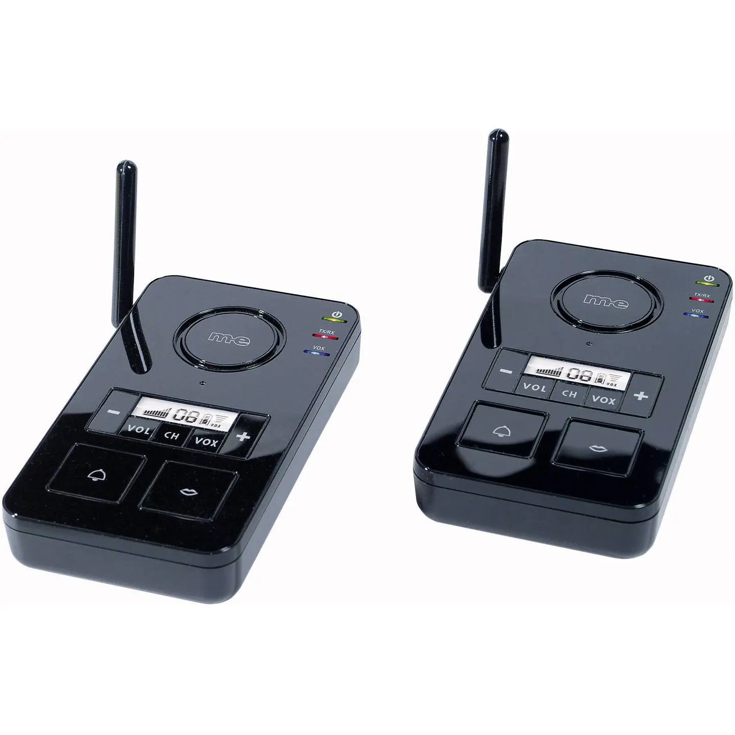 B-Ware M E Funk Sprechanlage Fs 2.1 Gegensprechanlage Funk 446 M Hz 2000 M Set Schwarz   - 4250109112227