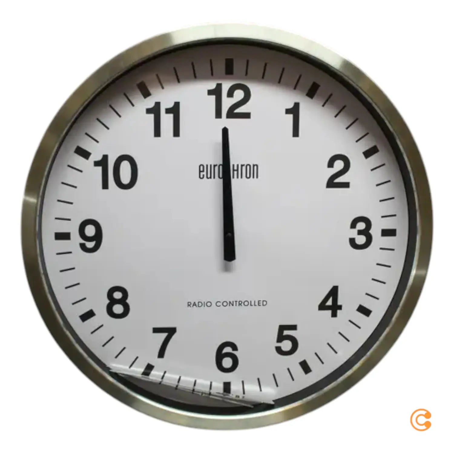 C-Ware Eurochron Efwu 9000 Dcf Funk Wanduhr Funkuhr Uhr Analog 507x63mm Siehe Text/Foto - 4016138839265