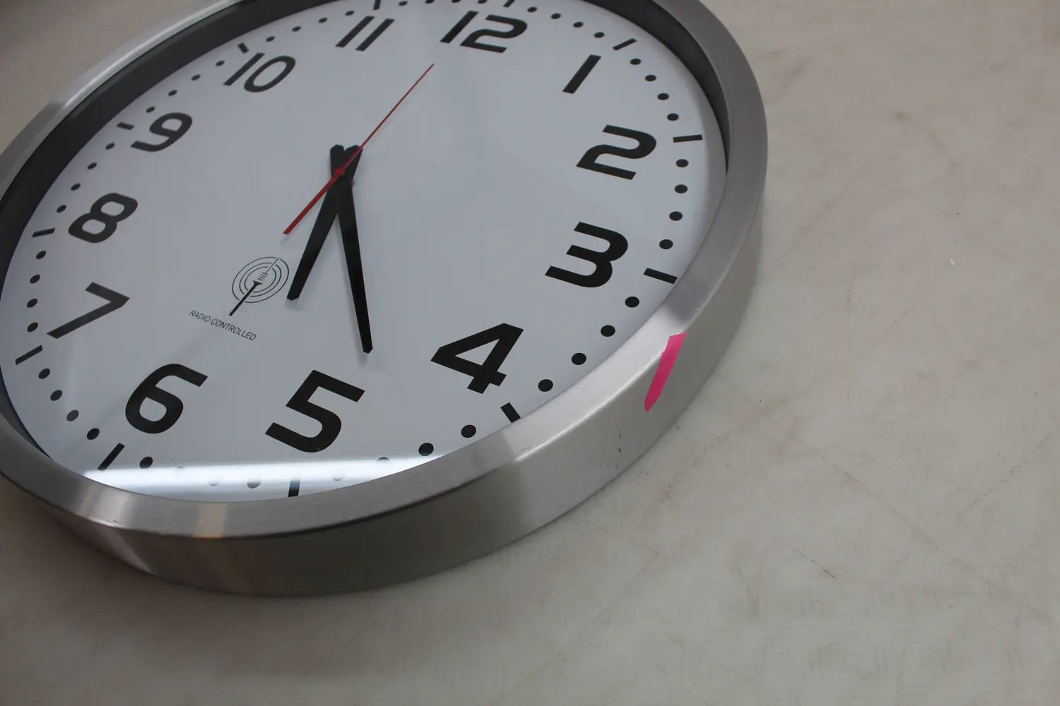 B-Ware Euro Time 56863 Funk Wanduhr Jumbo Funkuhr Uhr Küchenuhr Siehe Text/Foto402 - 4019186568637