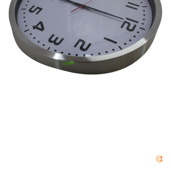 Euro Time 56863 Funk Wanduhr Jumbo Funkuhr Uhr Küchenuhr ø 50 Siehe Text/Foto B-Ware - 4019186568637