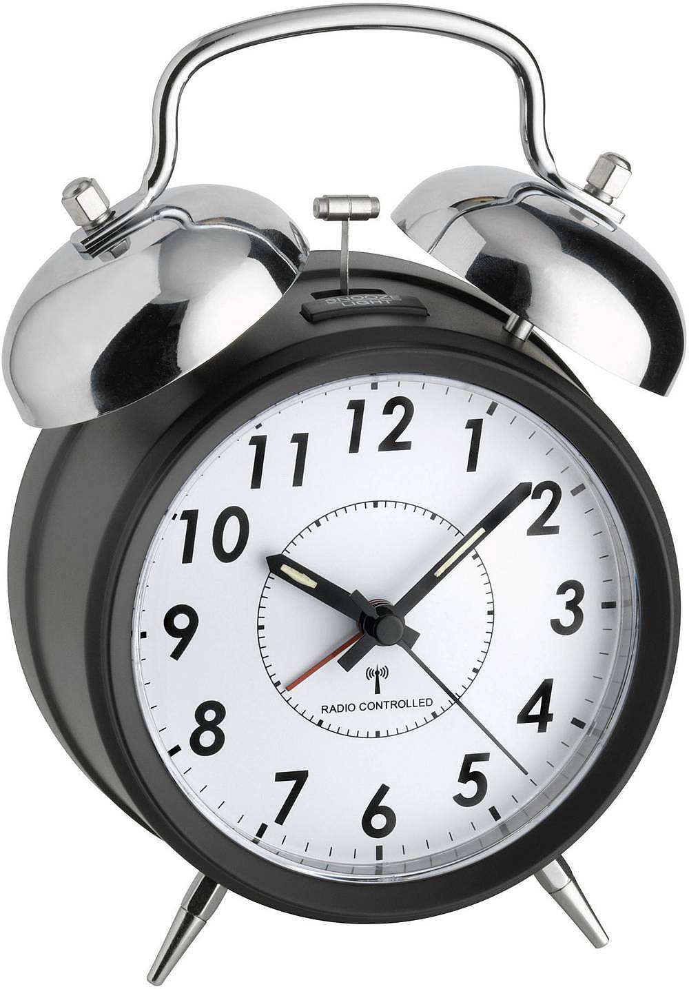 Tfa Dostmann 60 1503 Funk Wecker Analog Uhr Fluoreszierend Zeiger Schwarz B-Ware - 4009816024510