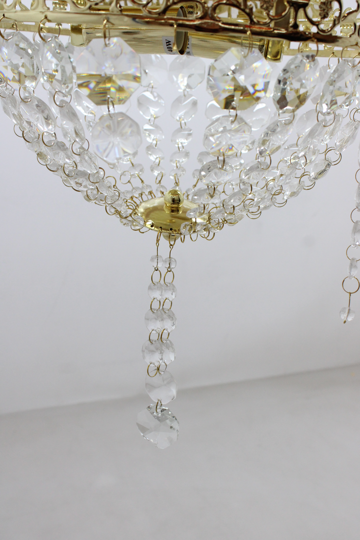 Markslöjd Deckenlampe Saxholm Deckenlicht Lampe Leuchte 2 Flmg E14 Gold Klar     B-Ware - 7330024555778