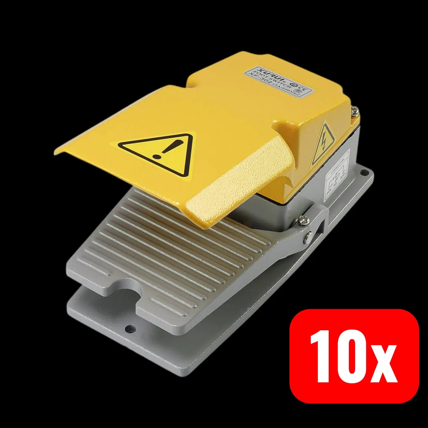 B-Ware Tru Components Xf 302 Fußschalter 250 V/Ac 15 A  Mit 1 Schließer 10 Stück - 4053199993031