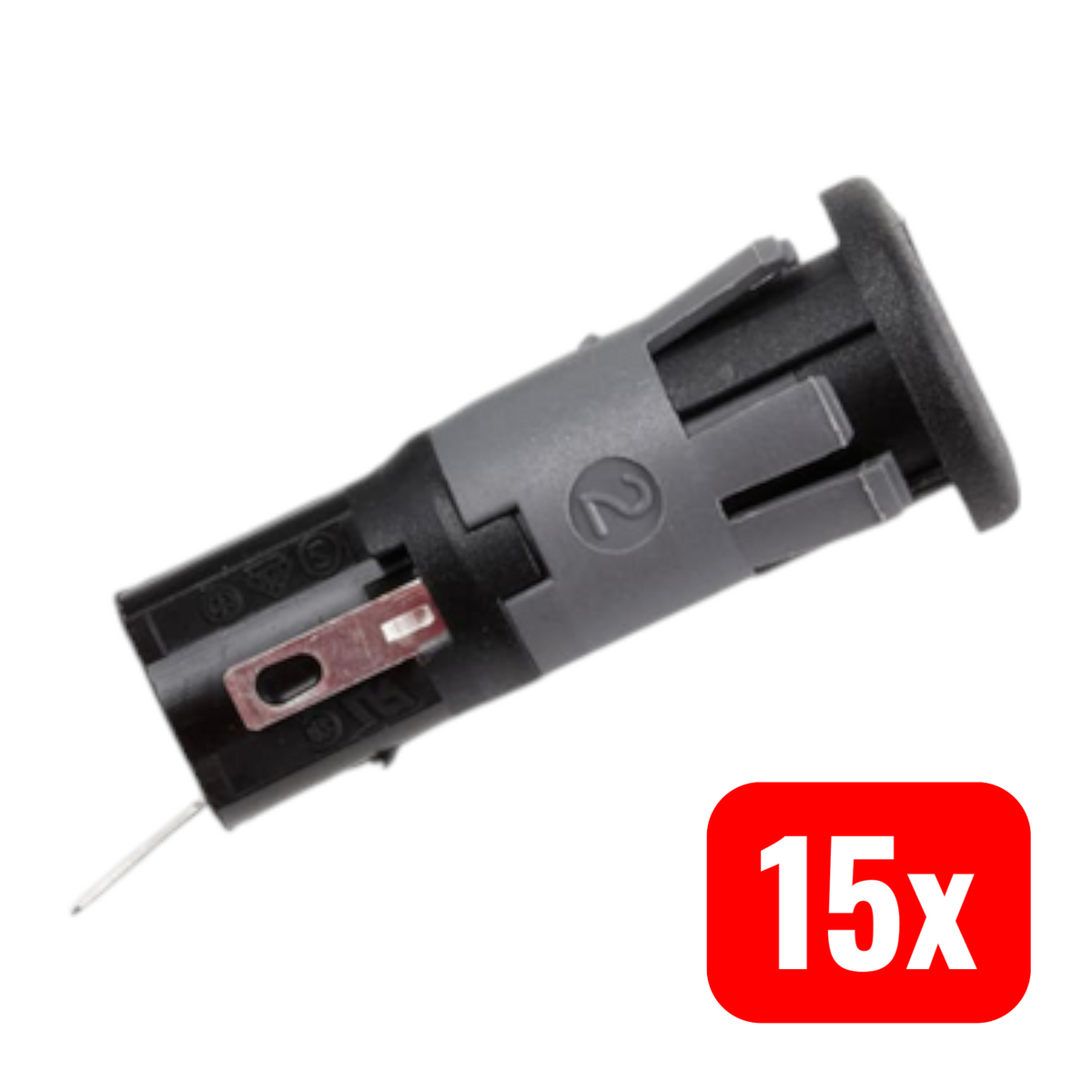 Bulgin FX0458/2 Sicherungshalter Fuseholder Sicherungs-Halterung Halter 15 STÜCK - 2050007269427