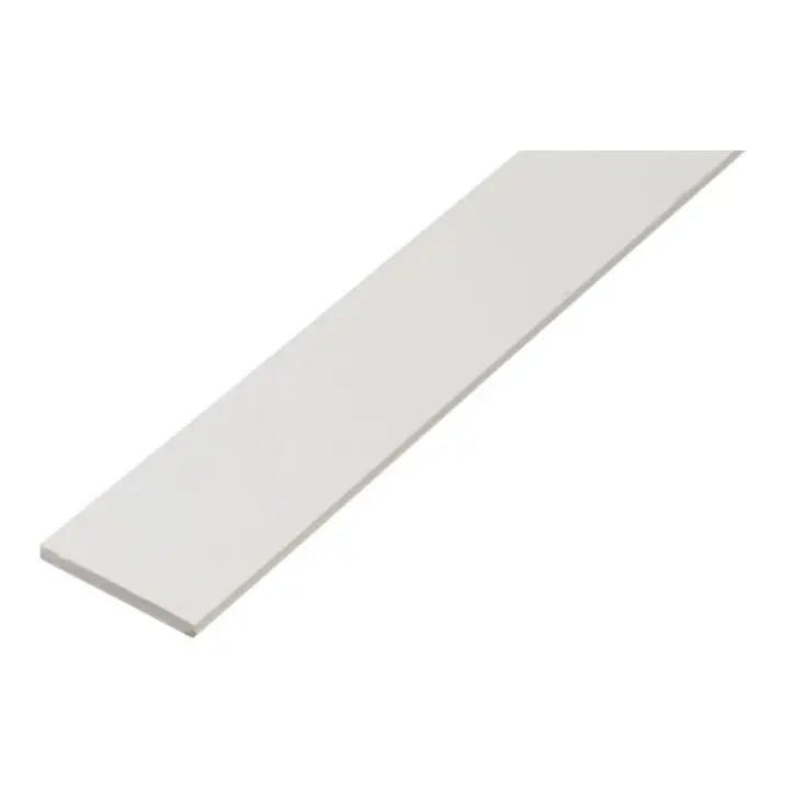 B-Ware Gah Alberts Flachstange Flachprofil Kunststoff Weiß Glatt Ungelocht 2m 30 Stück - 4004338479435
