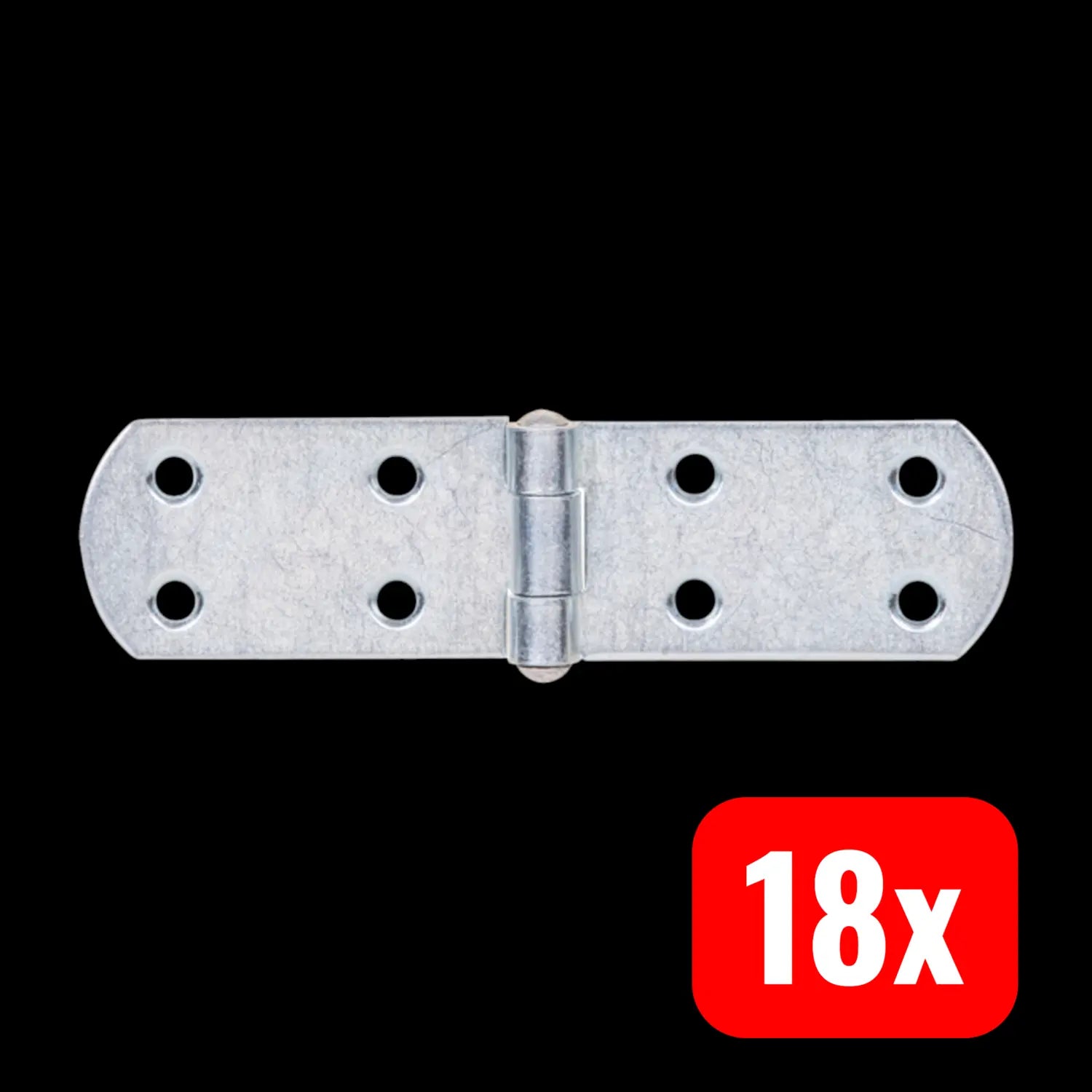 B-Ware Gah Alberts Kistenband Scharnier Band Stahl Verzinkt 135mm 35mm 2mm 18 Stück - 4004338315542