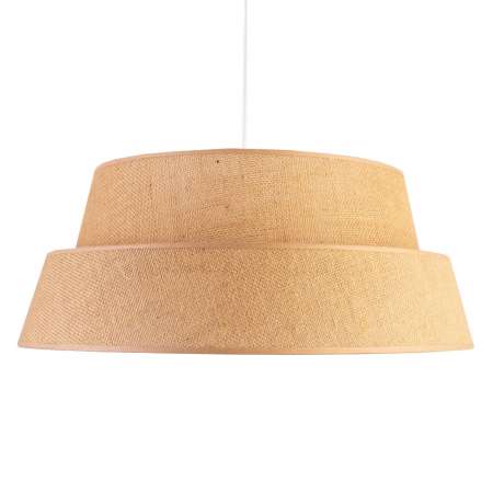 GALAXY Hängeleuchte Pendelleuchte Leuchte Jute braun Lampenschirm Soft Nature - 5902860189701