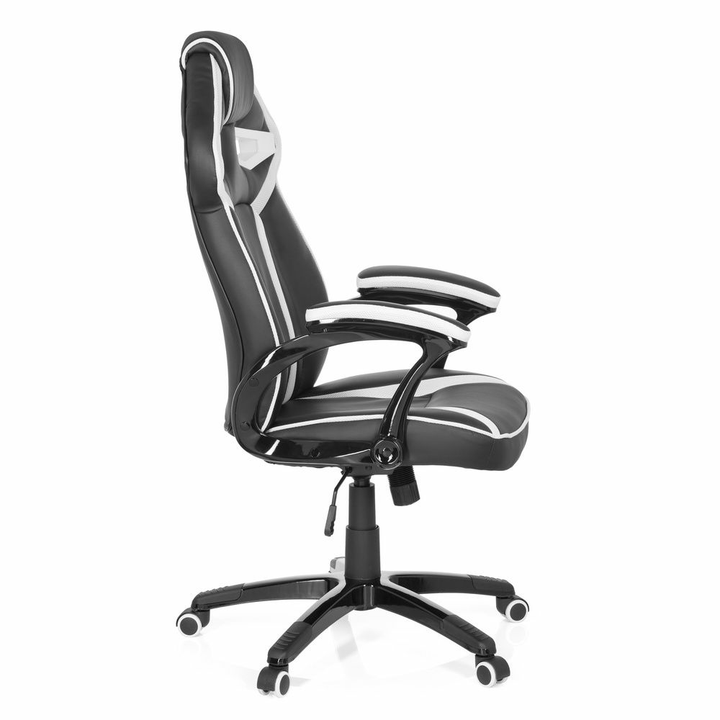 Hjh Office Guardian Gamingstuhl Schwarz Weiß Bürostuhl Drehstuhl Arbeitsstuhl B-Ware