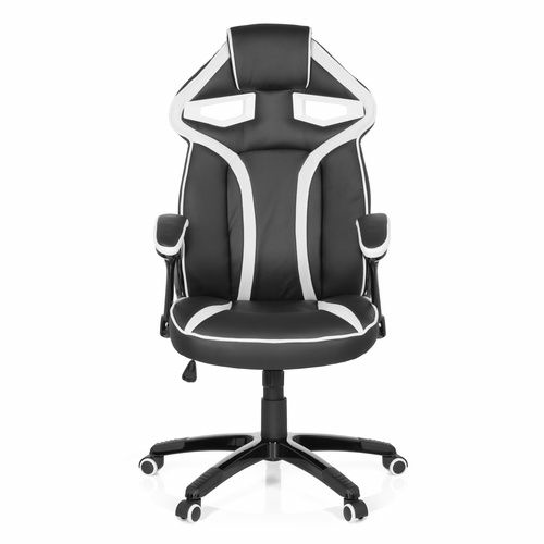 Hjh Office Guardian Gamingstuhl Schwarz Weiß Bürostuhl Drehstuhl Arbeitsstuhl B-Ware