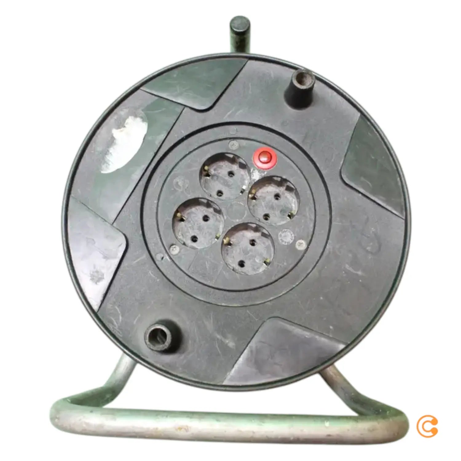 B-Ware Brennenstuhl Kabeltrommel 50m Schwarz Schutzkontakt Stecker Verlängerungskabel - 4007123628247