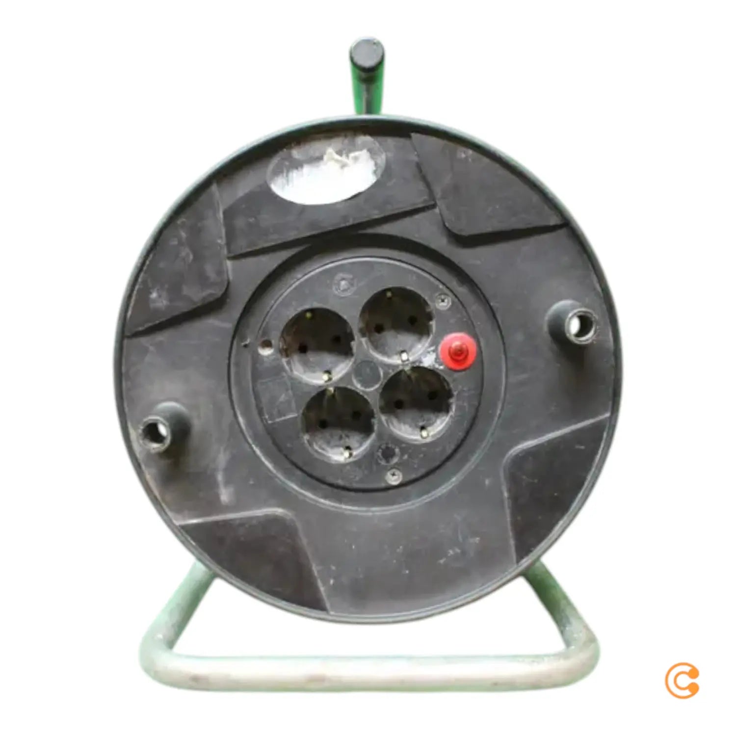 B-Ware Brennenstuhl Kabeltrommel 50m Schwarz Schutzkontakt Stecker Verlängerungskabel - 4007123628247