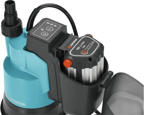 B-Ware Gardena Akku Tauchpumpe Pumpe Klarwasserpumpe 2000/2 Li 18 Basic Akku - 4078500077774