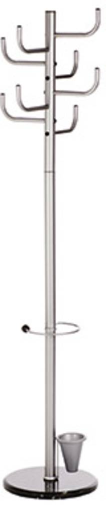 Alco Garderobenständer 2802 Anzahl der Haken: 8 (Ø x H) 40 cm x 172 cm Metall - 4007735028022
