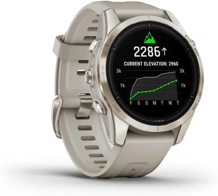 B-Ware Garmin Smartwatch Uhr Epix Pro Gen 2 Amoled Saphir 42mm Beige Onesize 1,2 Zoll - 753759317973