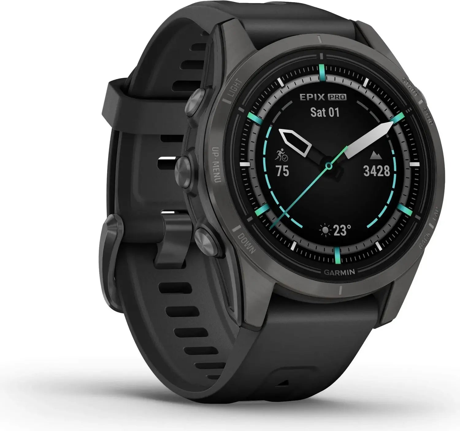 B-Ware Garmin Sportuhr Epix Pro Gen 2 Sapphire Titan 42 Mm Smartwatch Schwarz Onesize - 753759318017