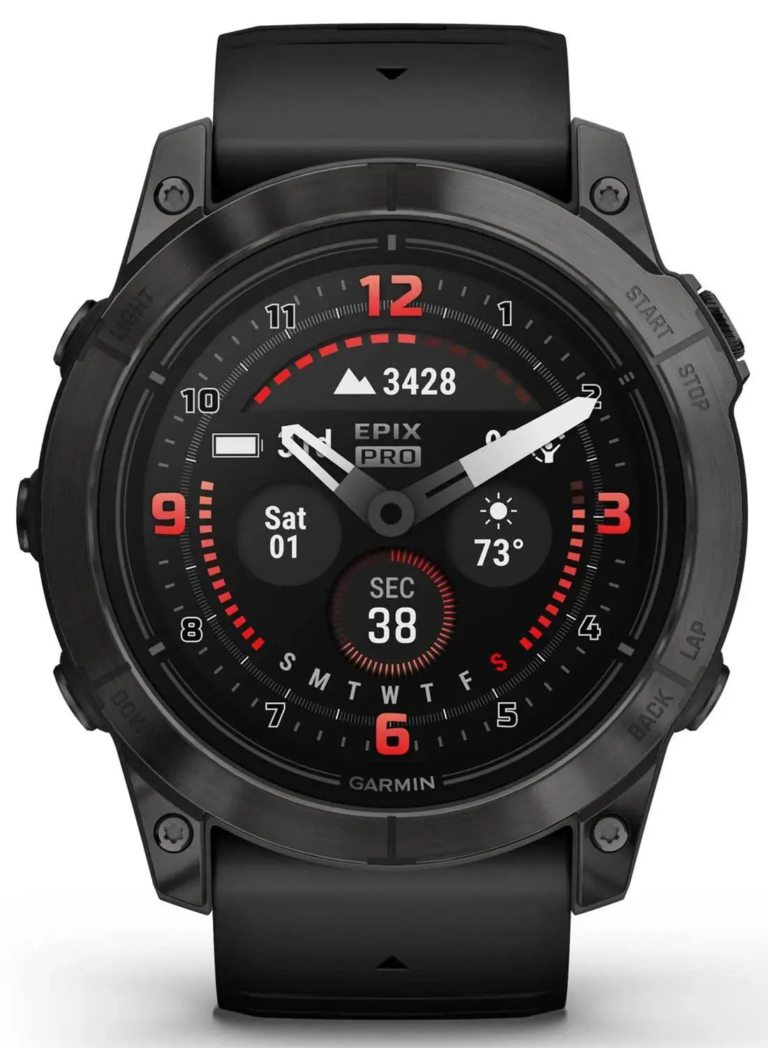 B-Ware Garmin Uhr Smartwatch Gps Fitnessuhr Epix Pro Gen 2 Saphir 51 Mm Schwarz Onesize - 753759318192