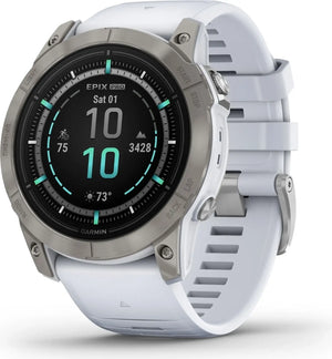 B-Ware Garmin Smartwatch Gps Uhr Epix Pro Gen 2 Sapphire 51mm Onesize Weiß Grau 32242