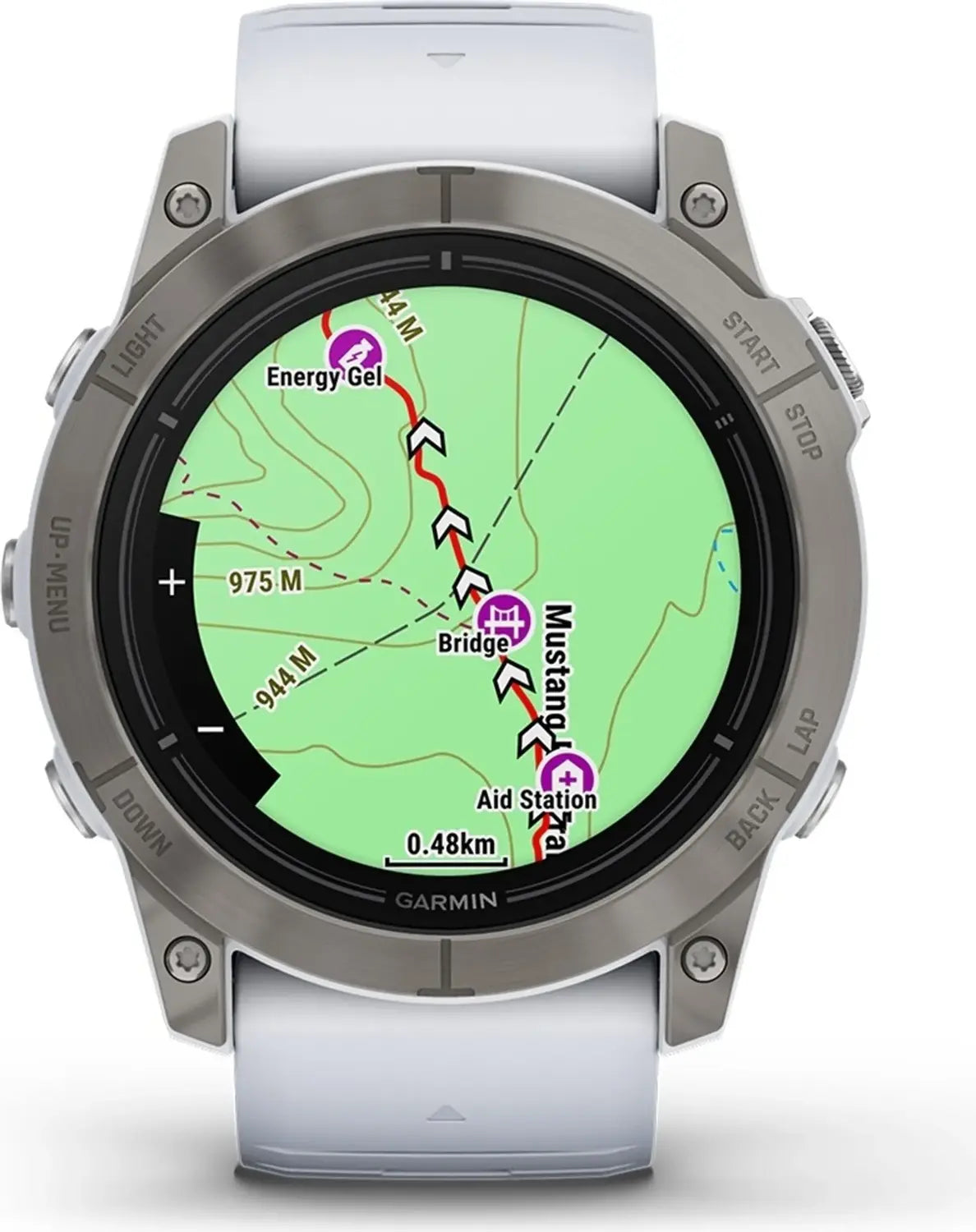 B-Ware Garmin Smartwatch Gps Uhr Epix Pro Gen 2 Sapphire 51mm Onesize Weiß Grau 32242 - 753759318239