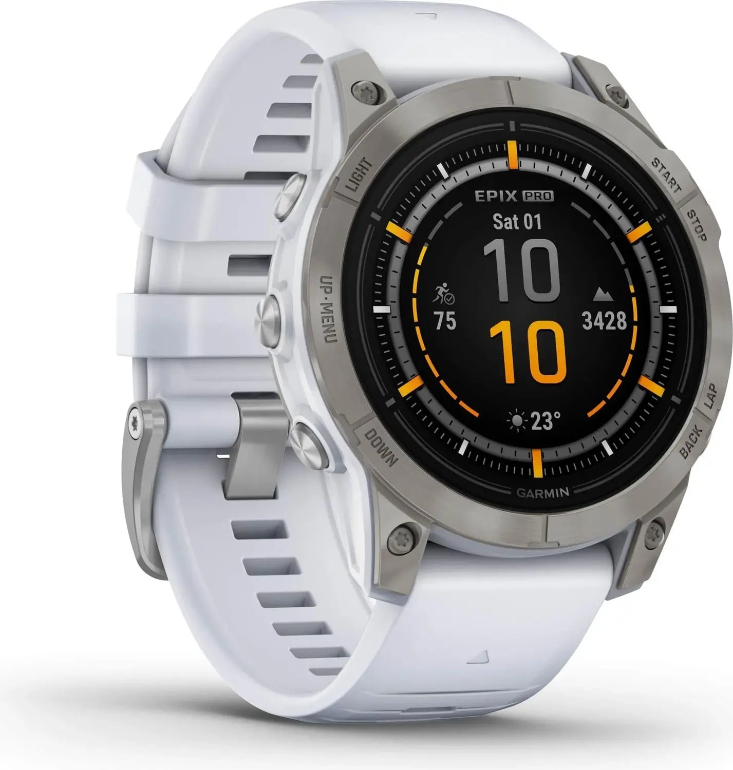 Garmin Uhr Gps Smartwatch Epix Pro Gen 2 Saphir Amoled 47mm Weiss Onesize 32957