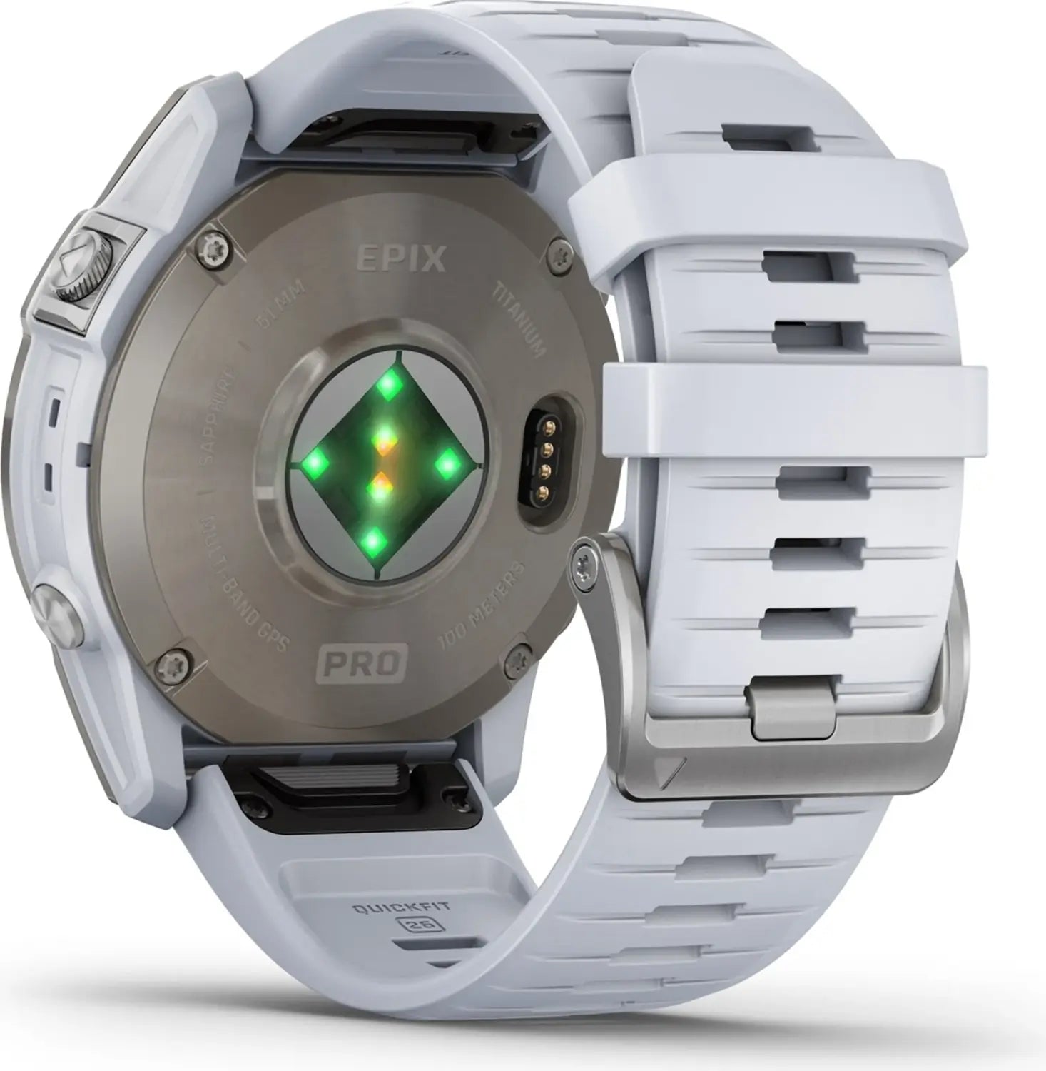 B-Ware Garmin Smartwatch Gps Uhr Epix Pro Gen 2 Sapphire 51mm Onesize Weiß Grau 32 Gb - 753759318239