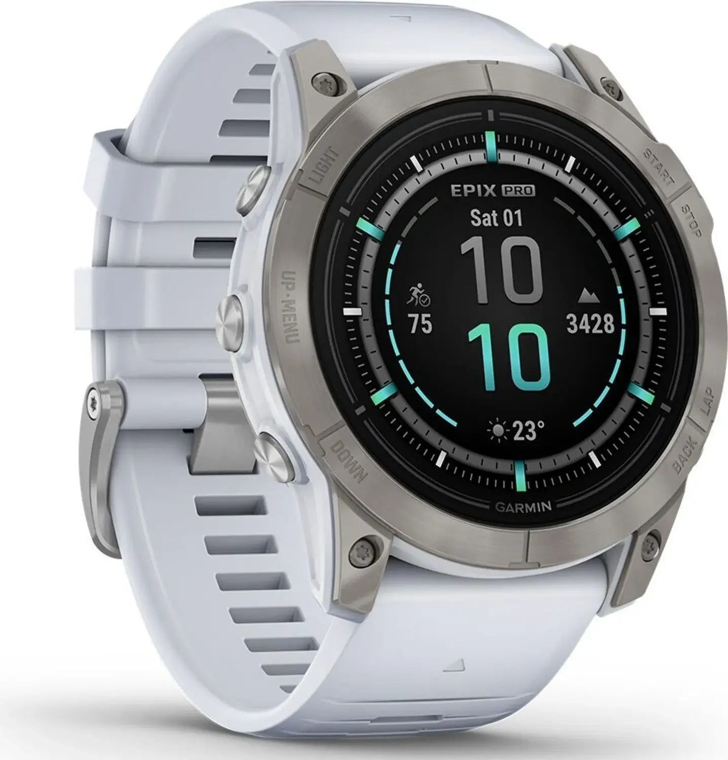 B-Ware Garmin Smartwatch Gps Uhr Epix Pro Gen 2 Sapphire 51mm Onesize Weiß Grau 32 Gb - 753759318239