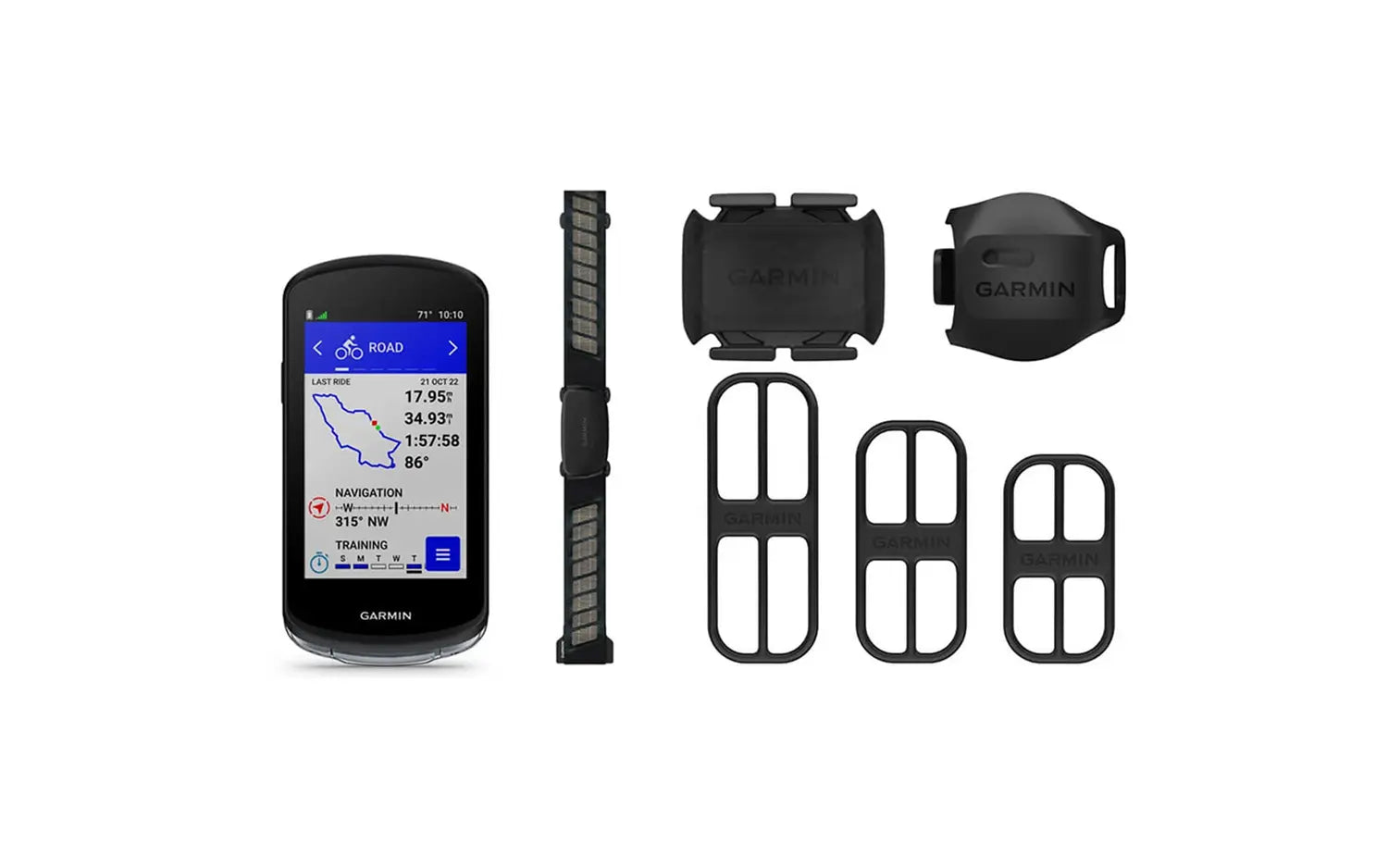 B-Ware Garmin Fahrradcomputer Rad Edge 1040 Solar Bundle Geschwindigkeitsmesser Schwarz - 753759279721