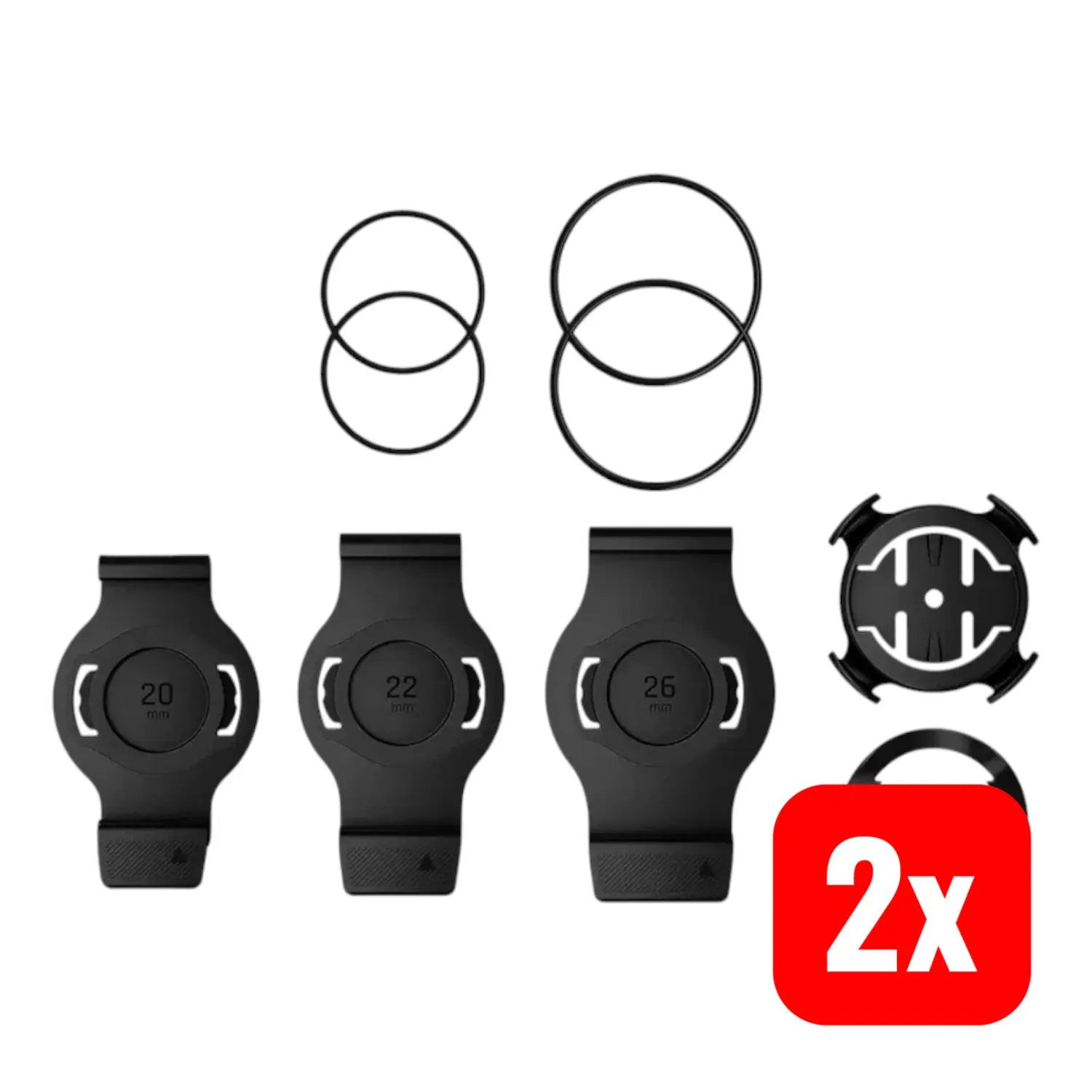 B-Ware Garmin Fahrradhalterung Halter Fahrrad Fenix 6 7 Uhr Schwarz Onesize 2 Sets - 753759258924