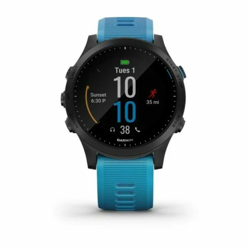 B-Ware Garmin Forerunner 945 Gps Multisportuhr Triathlon Bundle Brustgurt Blau Onesize - 753759228200