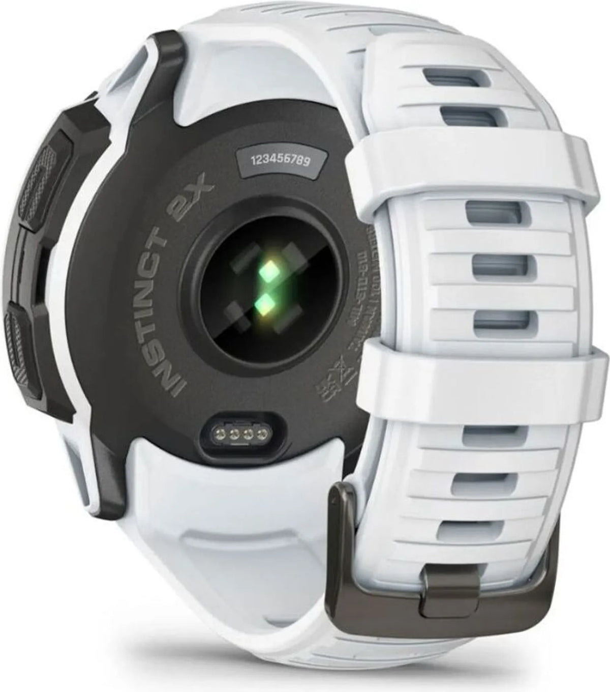 Garmin Uhr Smartwatch Sportuhr Instinct 2X Solar 50mm Weiß GPS Bluetooth Onesize - 0753759319366