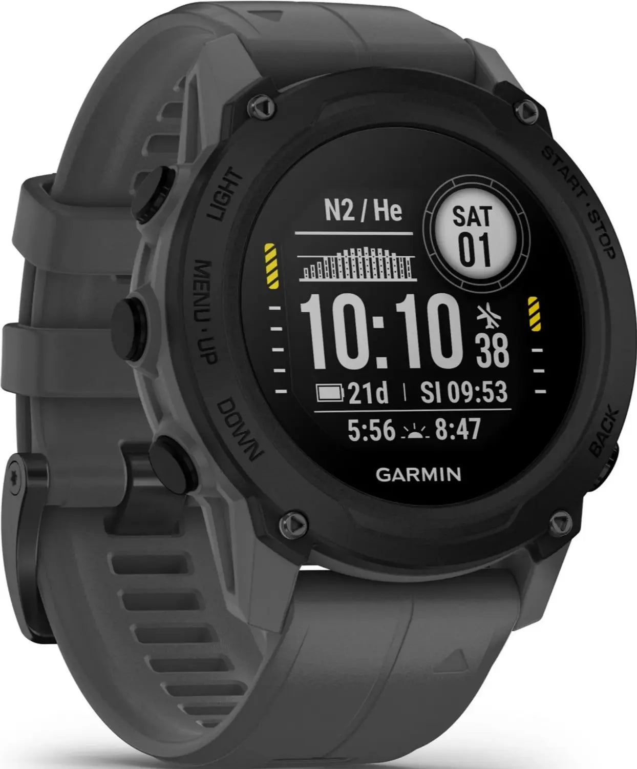 B-Ware Garmin Sportuhr Tauchcomputer Uhr Descent G1 Gps Schiefergrau Unisex Onesize - 753759283445