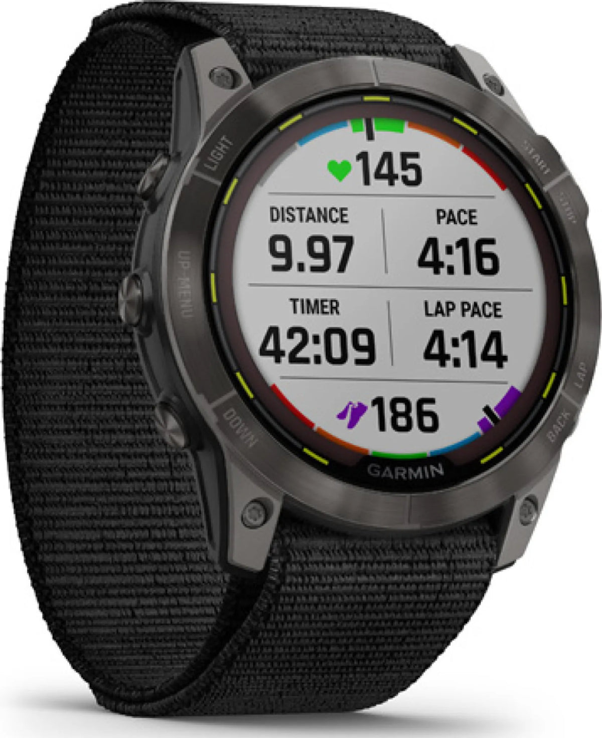 Garmin Sportuhr Smartwatch Uhr Enduro 2 Sapphire Solar DLC Titan Schwarz Onesize - 0753759296650