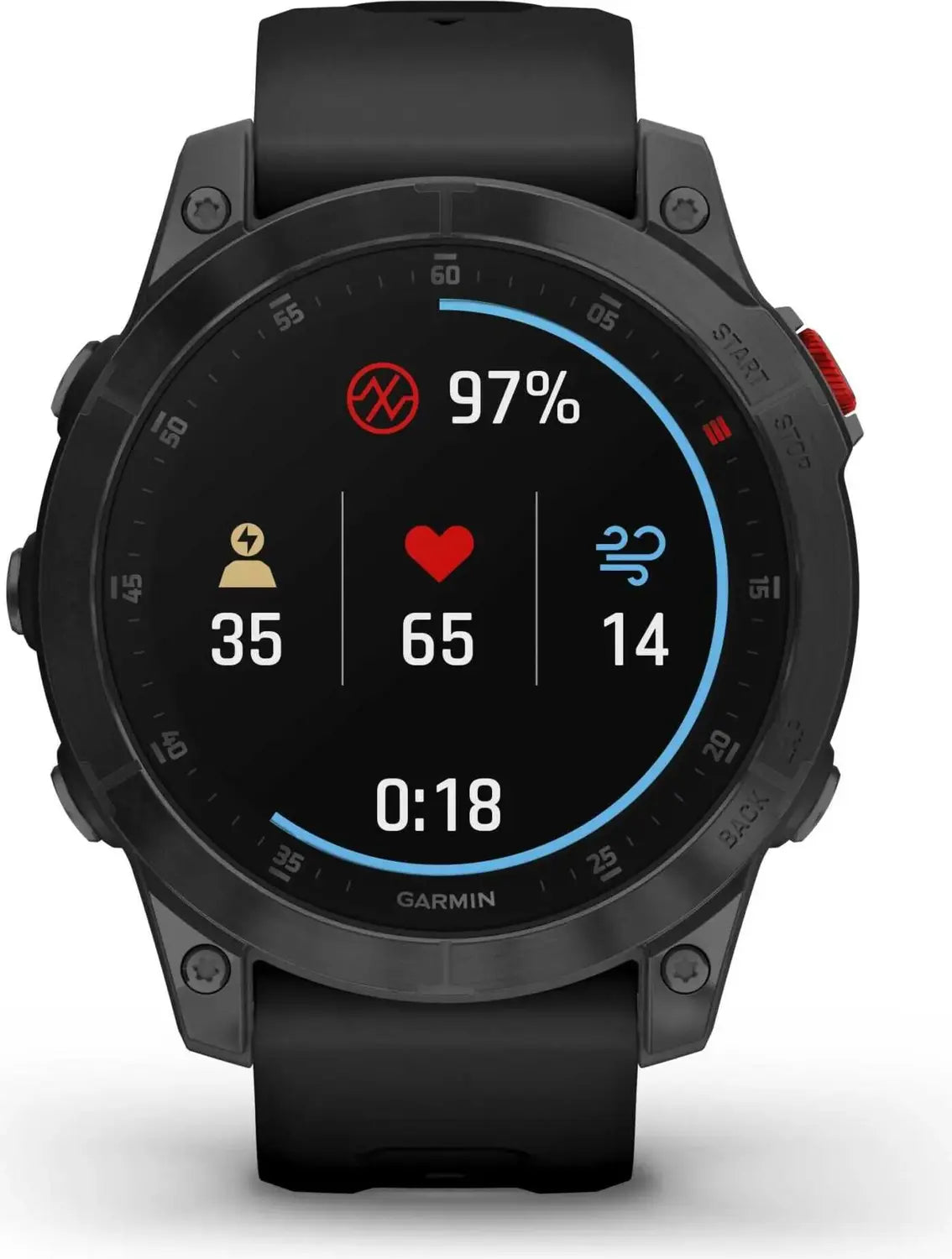 Garmin Sportuhr Uhr Gps Smartwatch Epix Gen 2 Saphir Titan 47 Mm Schwarz Ones324