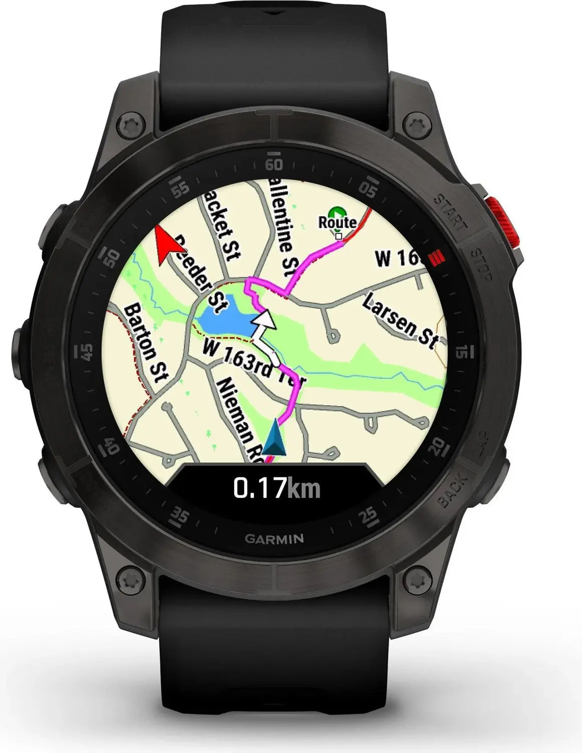 Garmin Sportuhr Uhr Gps Smartwatch Epix Gen 2 Saphir Titan 47 Mm Schwarz Ones324