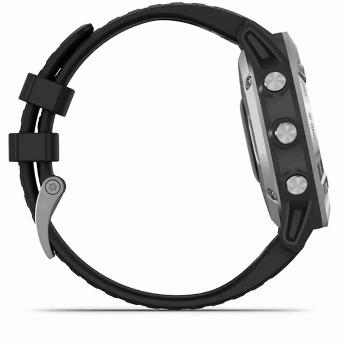 Garmin Sportuhr Uhr Smartwatch Fenix 6 GPS MIP Multisport Schwarz Silber Onesize - 0753759232702