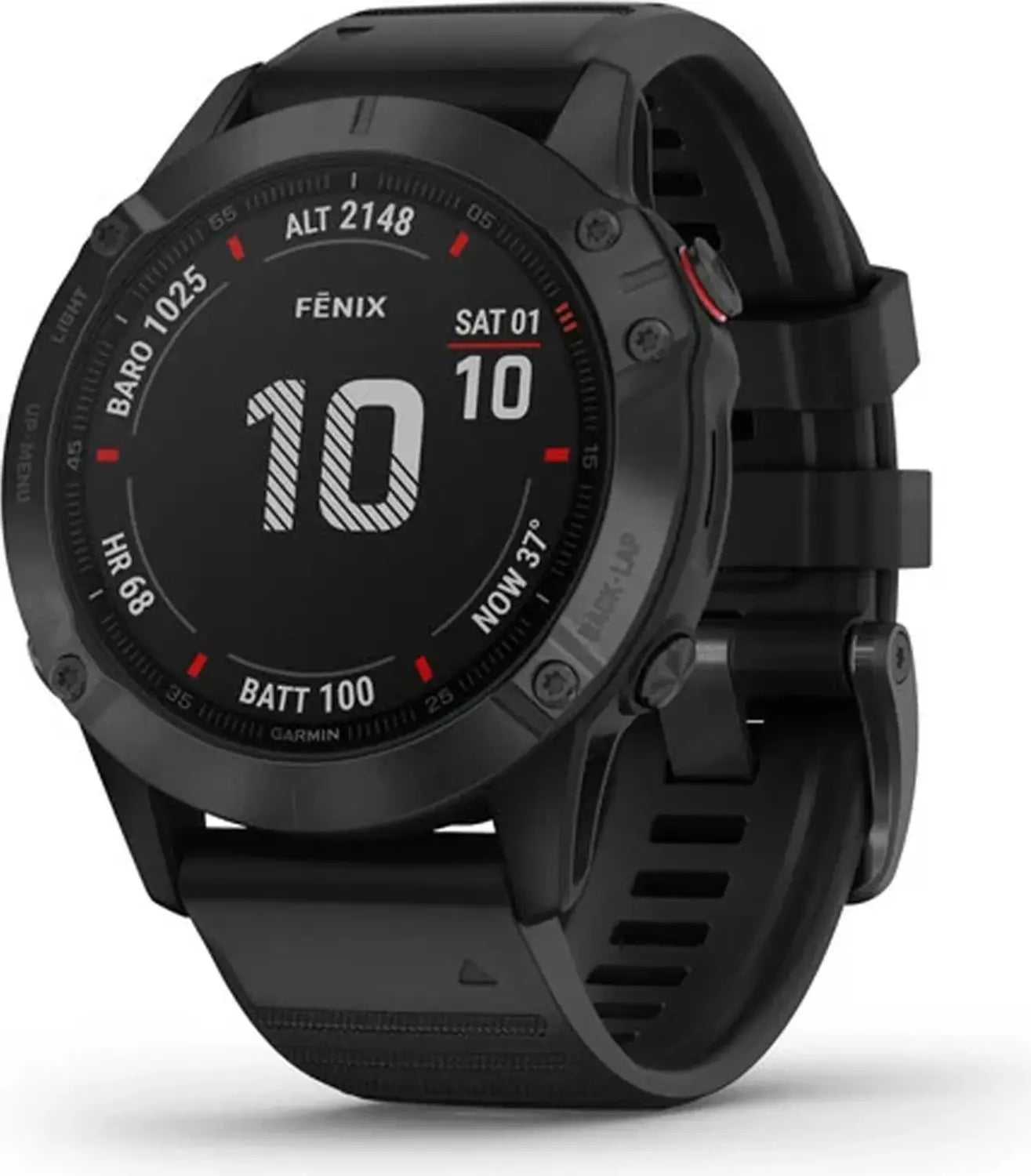 B-Ware Garmin Sportuhr Uhr Smartwatch Fenix 6 Pro Schwarz 47mm Gps Fitnessuhr Onesize - 753759232726