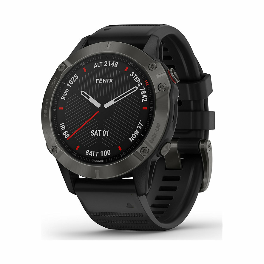 B-Ware Garmin Fenix 6 Sapphire Uhr Gps Multisportuhr Fitness Sportuhr Schwarz Onesize - 753759232757