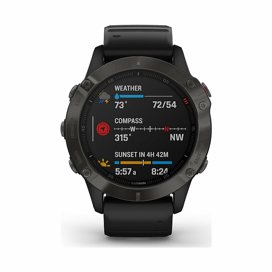 B-Ware Garmin Fenix 6 Sapphire Uhr Gps Multisportuhr Fitness Sportuhr Schwarz Onesize - 753759232757