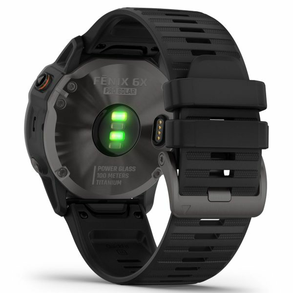 B-Ware Garmin Fenix 6 X Pro Solar Titanium Multisport Gps Uhr Smartwatch Schwarz Onesize - 753759232641