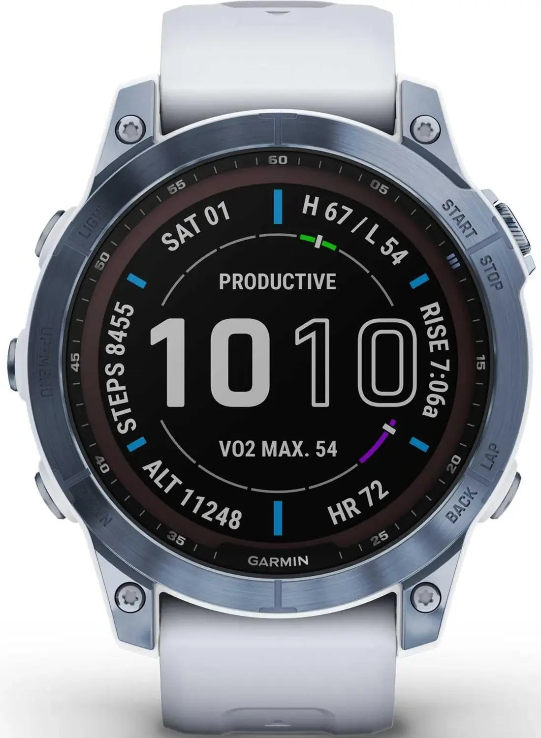 B-Ware Garmin Sportuhr Smartwatch Gps Uhr Fenix 7 Sapphire Solar Titan Weiß Onesize - 753759278113
