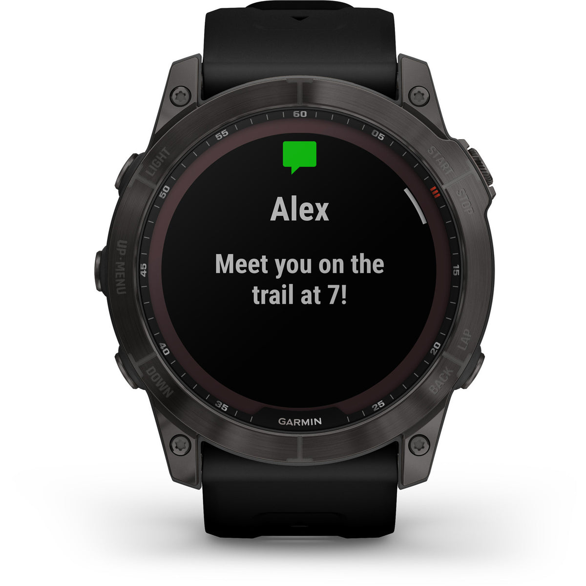 Garmin Uhr Smartwatch GPS Sportuhr Fenix 7X Sapphire Solar Carbon Grey Onesize - 0753759278236
