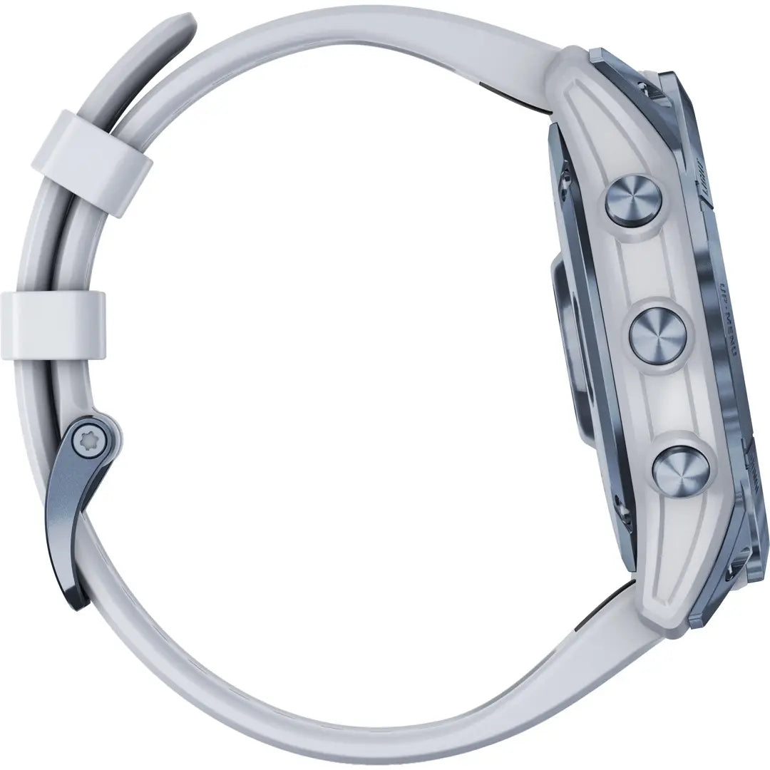 B-Ware Garmin Sportuhr Fitnessuhr Fenix 7 X Sapphire Solar Herren Steinweiß Blau Onesize - 753759278274