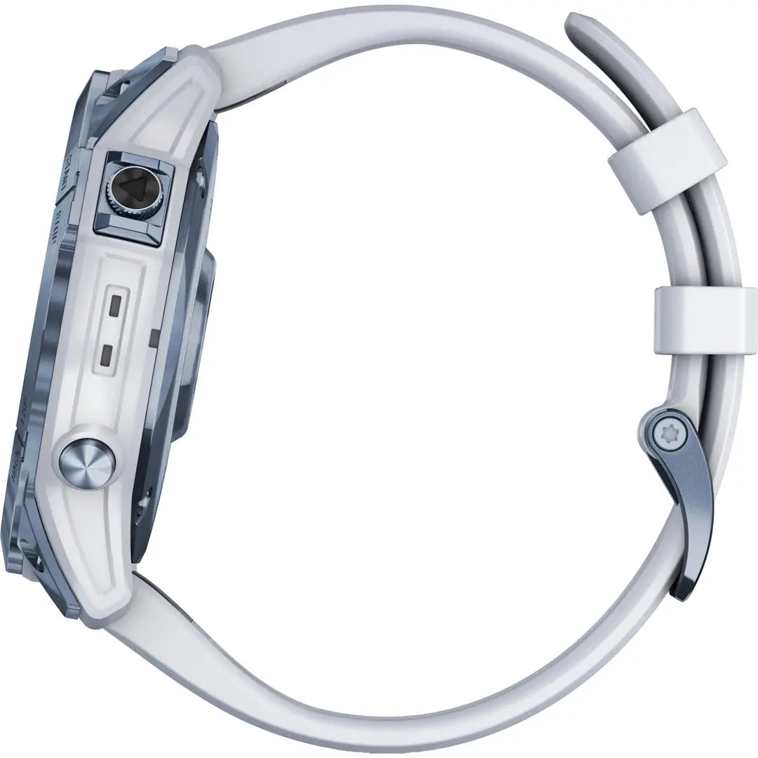 B-Ware Garmin Sportuhr Fitnessuhr Fenix 7 X Sapphire Solar Herren Steinweiß Blau Onesize - 753759278274