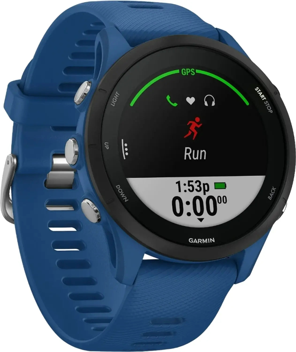 B-Ware Garmin Sportuhr Fitnessuhr Forerunner 255 Blau 46mm Gps Uhr Mip Unisex Onesize - 753759279882