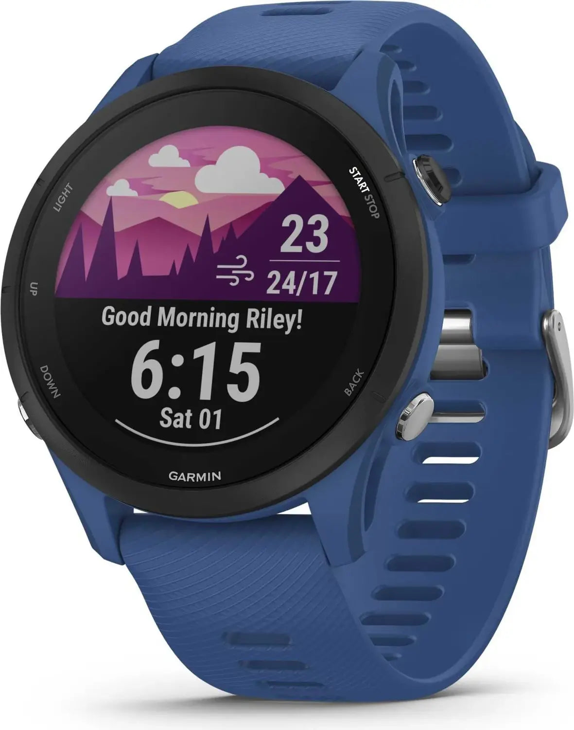 B-Ware Garmin Sportuhr Fitnessuhr Forerunner 255 Blau 46mm Gps Uhr Mip Unisex Onesize - 753759279882