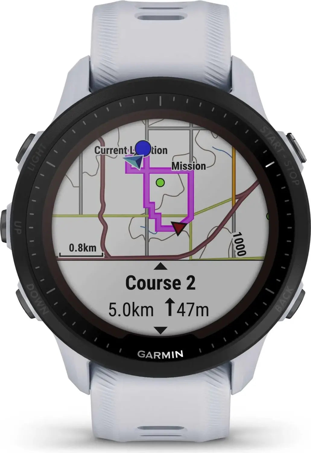 B-Ware Garmin Sportuhr Fitnessuhr Forerunner 955 Solar Gps Uhr Grau Steinweis Onesize - 753759297053
