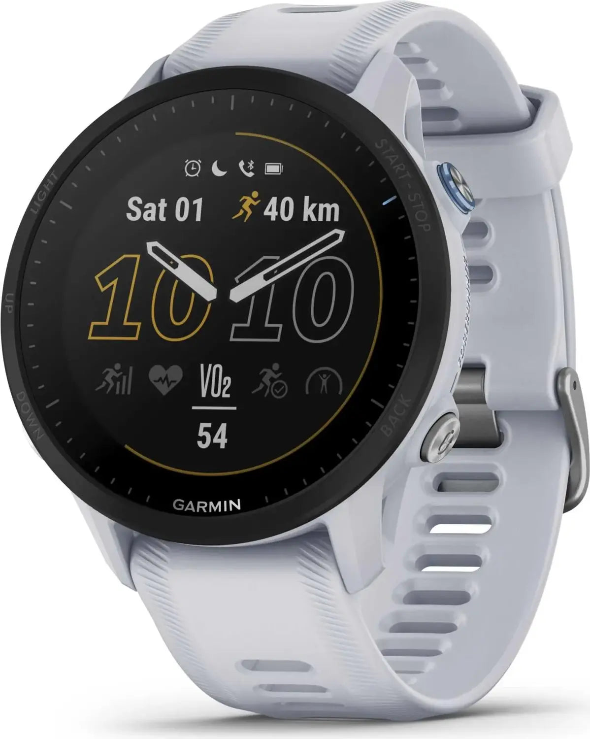 B-Ware Garmin Sportuhr Fitnessuhr Forerunner 955 Uhr Gps Steinweiß Android Rund Onesize - 753759297077